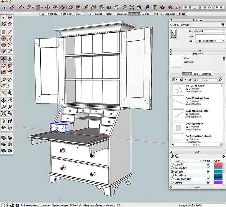 Học vẽ nội thất Sketchup