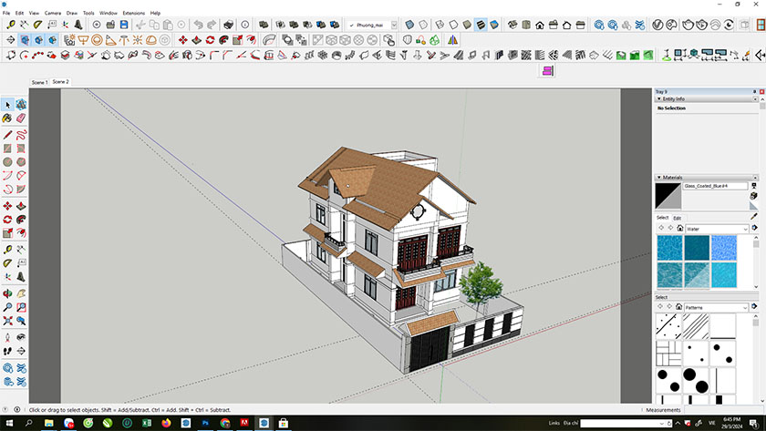 Các tính năng và công cụ chính trong Sketchup