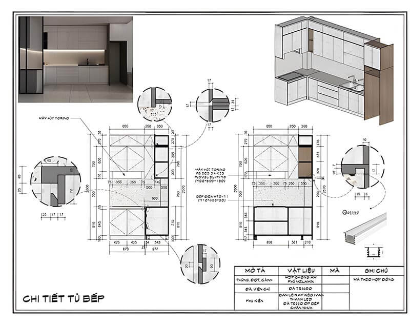 Sketchup nội thất