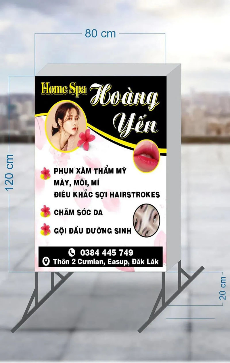 Thiết kế bảng hiệu đơn giản online