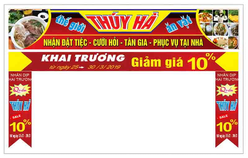 Thư viện mẫu bảng hiệu 2D đẹp