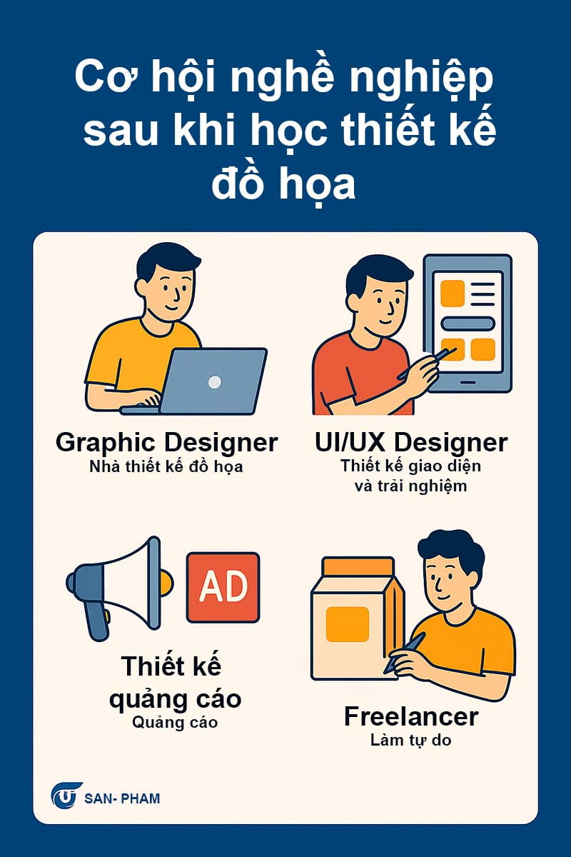 Cơ hội nghề nghiệp sau khi học thiết kế đồ họa