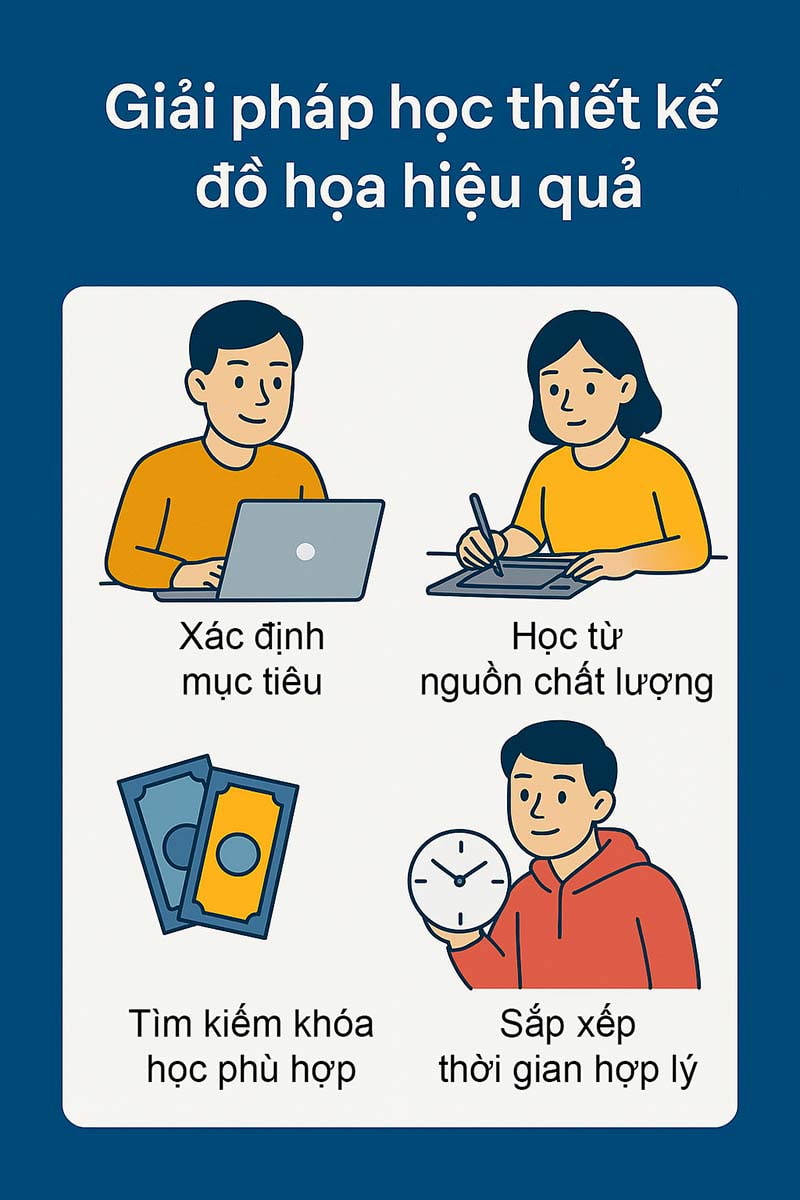 Giải pháp học thiết kế đồ họa hiệu quả