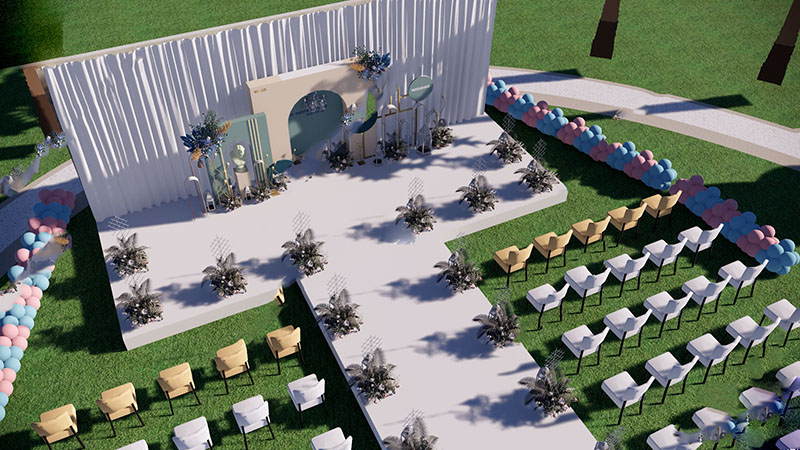 Lộ trình học thiết kế tiệc cưới 3D bằng Sketchup thực chiến